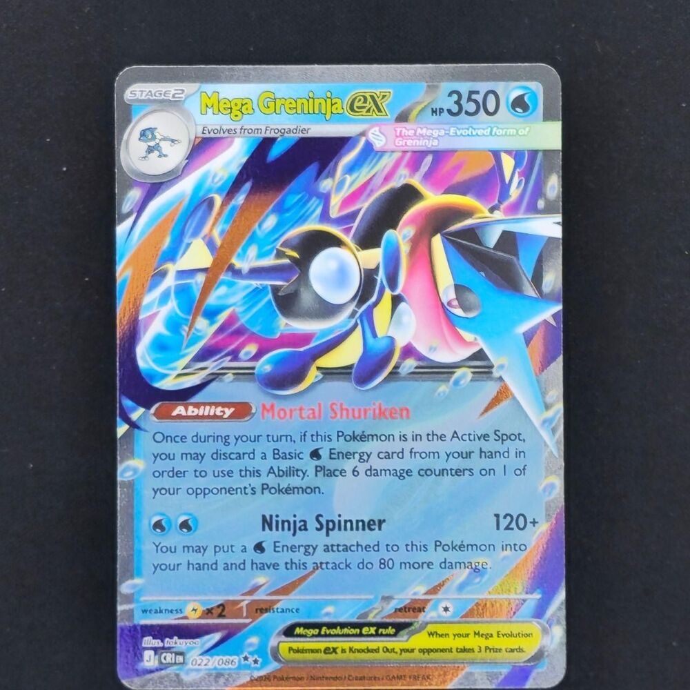 MEGA GRENINJA EX 22 CRI CHAOS RISING #POKEMON #CHAOSRISING